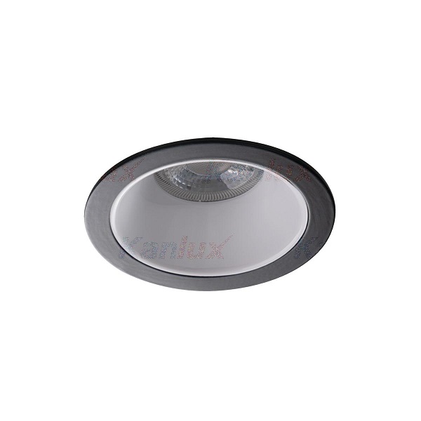 Faretto Incasso Rotondo GLOZO GU10 Bianco/Nero